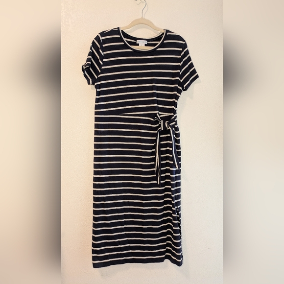 Cynthia Rowley T Shirt Dress With Tie Detail - Picture 2 of 7